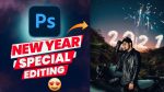 Happy New Year 2021 Special Photo Editing in Photoshop Hindi Tutorial – Ash-Vir Creations